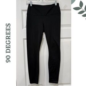 🛍️3/$40 90 Degrees by Reflex Black Leggings – Size Small
